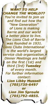 The Lions Club of Barrie